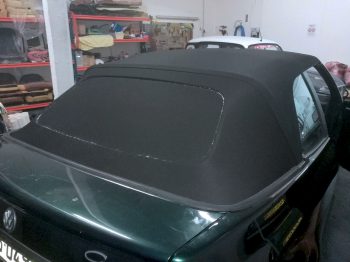 Capote Golf 3 pendant les travaux RC Sellerie