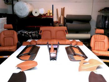 Intérieur 504 cabriolet rénovée en simili RC Sellerie