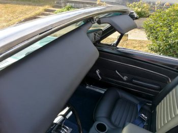 Pare-soleil cuir Ford Mustang RC Sellerie