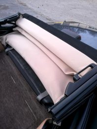Remplacement du ciel de toit Jaguar XJS Cabriolet RC Sellerie