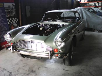 Rénovation Aston Martin DB4 RC Sellerie