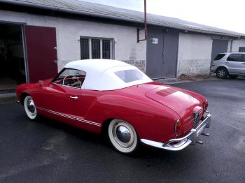 Rénovation capote Karmann Ghia RC Sellerie