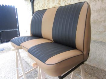 Rénovation banquette avant Peugeot 504 pick-up RC Sellerie