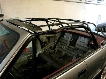 Restauration capote BMW 325 E30 cabriolet RC Sellerie