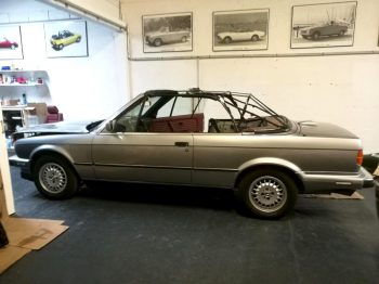 Restauration capote BMW 325 E30 cabriolet RC Sellerie