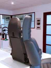 Sièges cuir rénovés Alpine A310 RC Sellerie