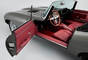 Voiture inspiratrice Jaguar type E RC Sellerie