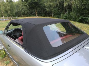 Restauration capote BMW 325 E30 cabriolet RC Sellerie