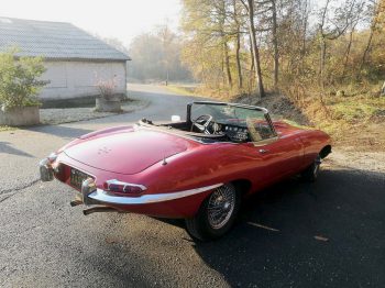 Jaguar Type E rénovation RC Sellerie