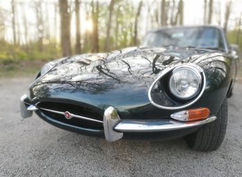 Jaguar Type E Réalisation sellerie cuir RC Sellerie