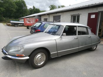 Citroën DS 21 Pallas rénovation sellerie cuir RC Sellerie
