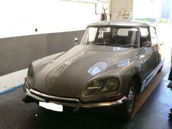 Citroën DS 21 Pallas rénovation sellerie cuir RC Sellerie