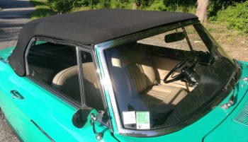 Remplacement capote cabriolet Peugeot 404 RC Sellerie