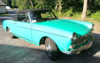 Remplacement capote cabriolet Peugeot 404 RC Sellerie