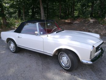 Remplacement capote Mercedes 230 SL Pagode RC Sellerie