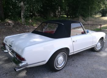 Remplacement capote Mercedes 230 SL Pagode RC Sellerie