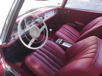 Remplacement capote Mercedes 230 SL Pagode RC Sellerie