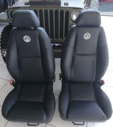 Rénovation siège cuir Jeep Wrangler RC Sellerie