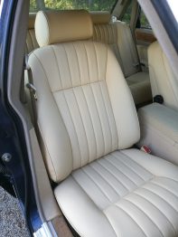 Rénovation sièges cuir magnolia Jaguar XJ40 RC Sellerie