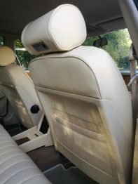Rénovation sièges cuir magnolia Jaguar XJ40 RC Sellerie