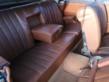 Intérieur cuir rénové Mercedes W111 cabriolet RC Sellerie