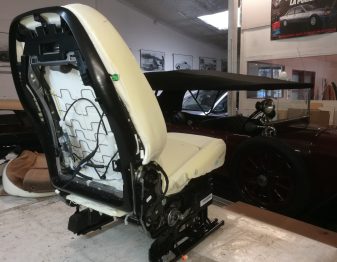 Remplacement sellerie cuir C4 Spacetourer siège démonté RC Sellerie