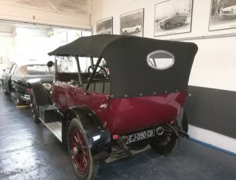 Rénovation capote Alpaga Torpedo X19 Panhard Levassor RC Sellerie