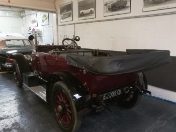 Rénovation capote Alpaga Torpedo X19 Panhard Levassor RC Sellerie