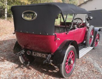 Rénovation capote Alpaga Torpedo X19 Panhard Levassor RC Sellerie