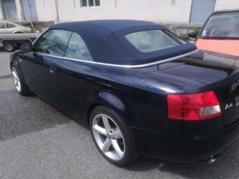 Remplacement capote en Alpaga Bleu Marine sur Audi A4 par RC Sellerie RC Sellerie