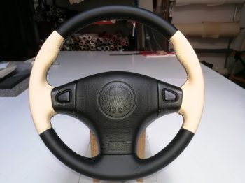 Rénovation volant cuir Austin Mini RC Sellerie