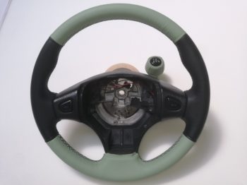 Rénovation volant et pommeau cuir Austin Mini RC Sellerie