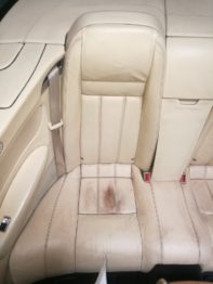 Photo d'une assise arrière de Continental GT avant rénovation par RC Sellerie RC Sellerie