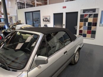 Remplacement capote en Alpaga BMW 320 E30 cabriolet par RC Sellerie RC Sellerie