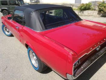 Remplacement capote vinyle vitrage souple Ford Mustang RC Sellerie
