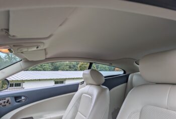 Rénovation du ciel de toit en jersey sur Jaguar XKR par RC Sellerie RC Sellerie