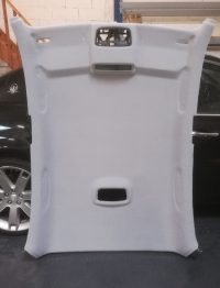 Remplacement du tissu de ciel de toit en jersey gris sur Maserati Quattroporte par RC Sellerie RC Sellerie