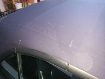 Porsche 911 - type 996 - Situation de la capote avant rénovation RC Sellerie