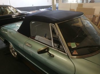 Remplacement capote Alpaga sur Alfa Spider 2000  RC Sellerie