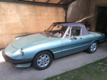 Remplacement capote Alpaga sur Alfa Spider 2000 RC Sellerie