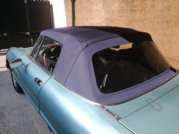 Remplacement capote Alpaga sur Alfa Spider 2000  RC Sellerie