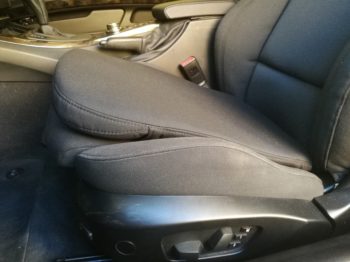 BMW E93 adaptations morphologiques du siège conducteur pour un meilleur maintien et suppression des sciatiques RC Sellerie