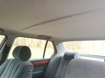 Remplacement tissu ciel de toit BMW 735 RC Sellerie