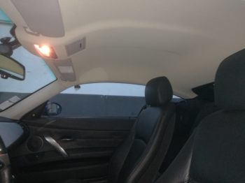 Remplacement du tissu de ciel de toit d'un Coupé BMW Z4 par l'Atelier RC Sellerie RC Sellerie