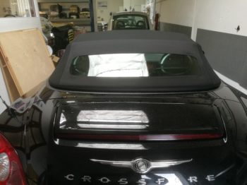 Remplacement de la capote en Alpaga sur Chrysler Crossfire par RC Sellerie RC Sellerie