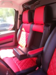 Réalisation d'une garniture avec losanges en simili RC Sellerie