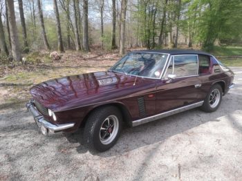 Fin du chantier de rénovation de l'intérieur de la Jensen Interceptor II RC Sellerie