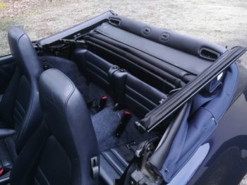 Remplacement capote Alpaga bleue sur Porsche 911 - 964 par RC Sellerie RC Sellerie
