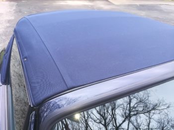 Remplacement capote Alpaga bleue sur Porsche 911 - 964 par RC Sellerie RC Sellerie