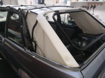 Remplacement du ciel de toit sur Golf Cabriolet Karmann - RC Sellerie RC Sellerie